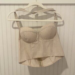 Revolve striped halter